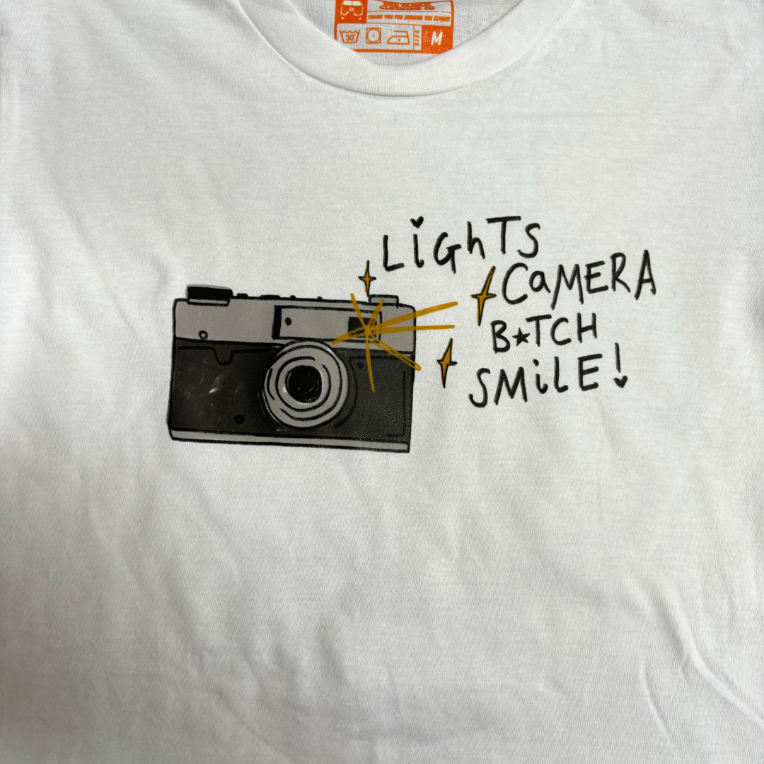 Light, Camera, Smile Tee