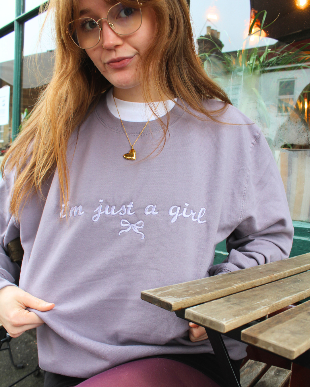 I'm Just a Girl Sweatshirt