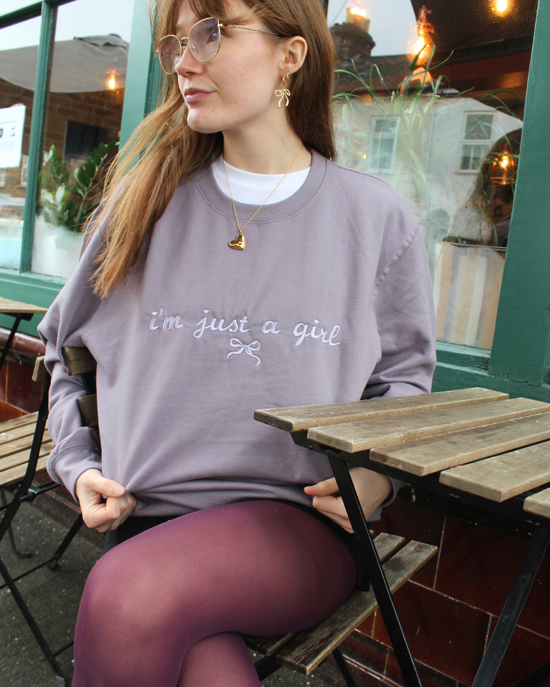 I'm Just a Girl Sweatshirt