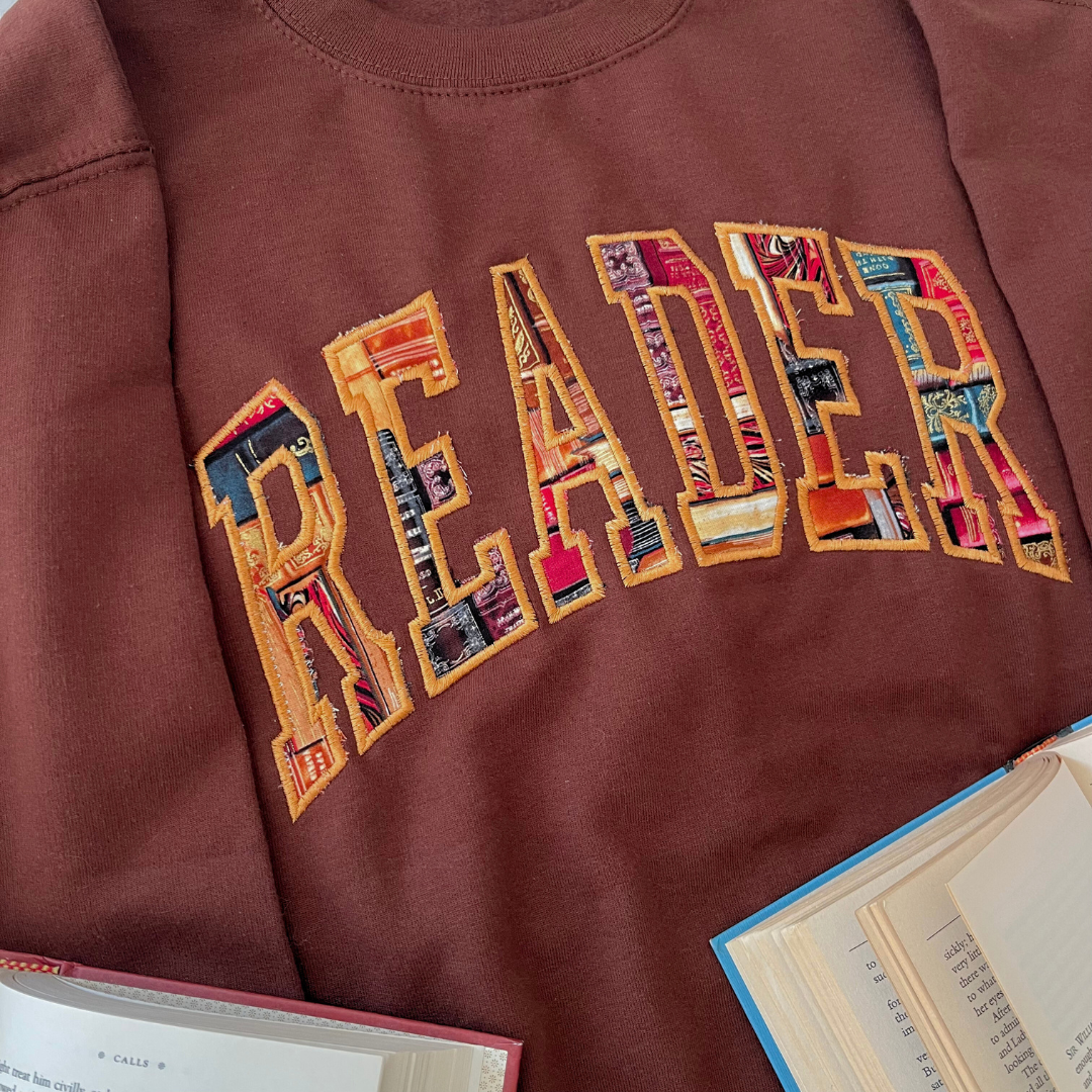 Reader Applique Sweatshirt