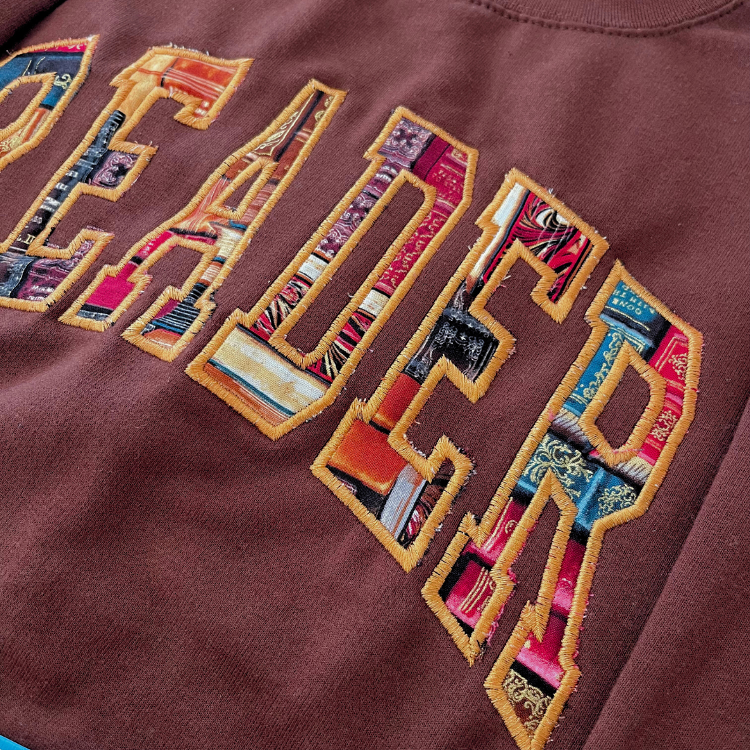 Reader Applique Sweatshirt