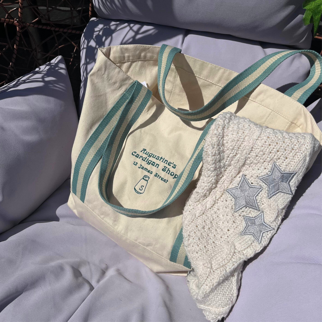 Augustine's Cardigan Shop Tote