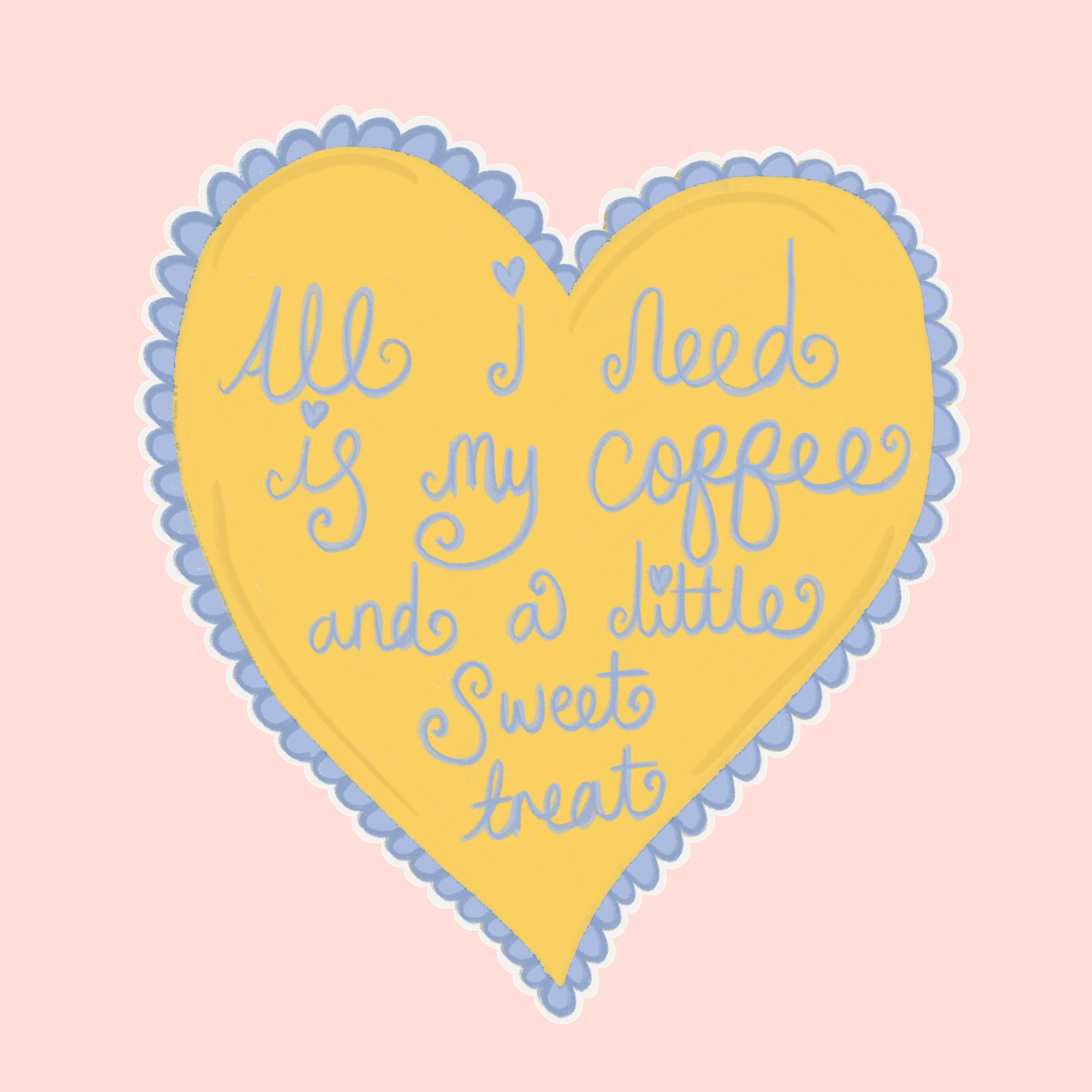 Coffee & Sweet Treat Sticker