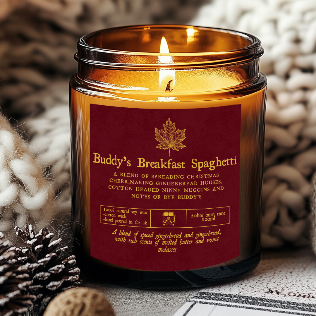 Buddy's Breakfast Spaghetti Candle