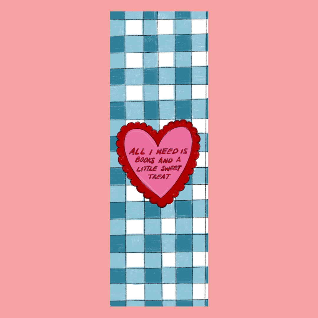 Books & a Sweet Treat Bookmark