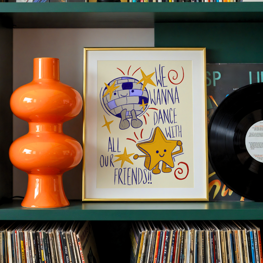 Dance with Friends Print