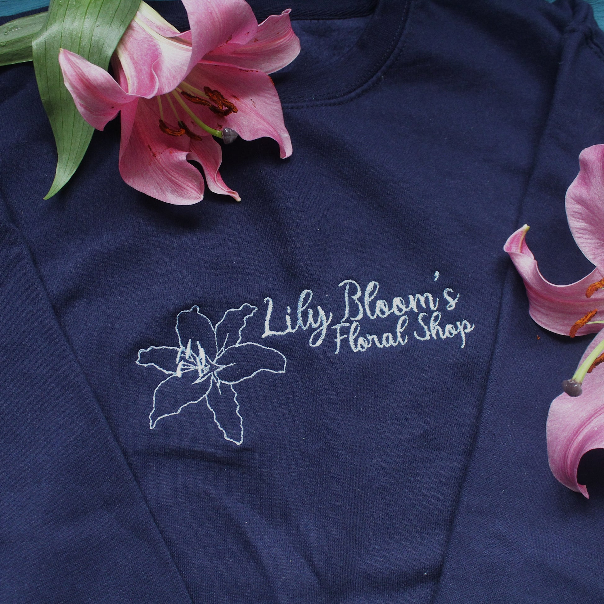 lily flower clothing Lily Bloom's Floral Shop Sweatshirt